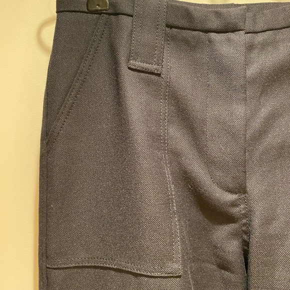 GANNI Wide Leg Cargo Pants, Dark Blue - Size 36 (US6) - Picture 5 of 11